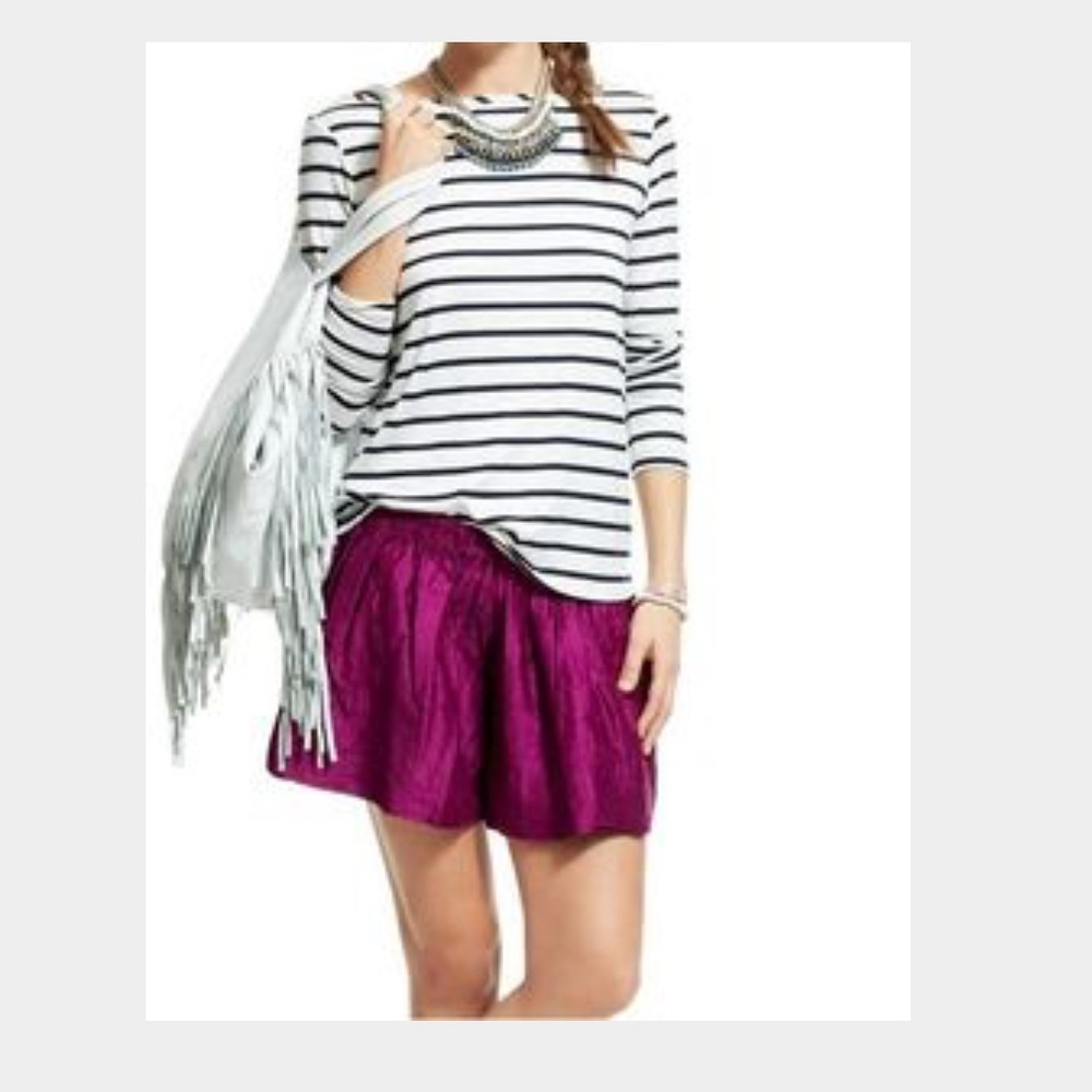 Calypso St. Barth Magenta Silk Skirt